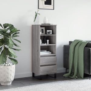 Credenza Grigio Sonoma 40x36x110 cm in Legno Multistrato 831522