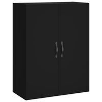 Mobile a Parete Nero 69,5x34,90 cm in Legno Multistratocod mxl 74570