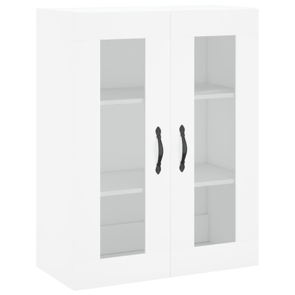 Mobile a Parete Bianco Lucido 69,5x34x90 cm Legno Multistratocod mxl 130863