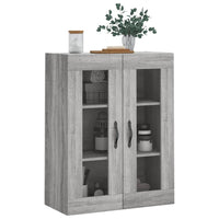 Mobile a Parete Grigio Sonoma 69,5x34x90 cm Legno Multistrato 834992