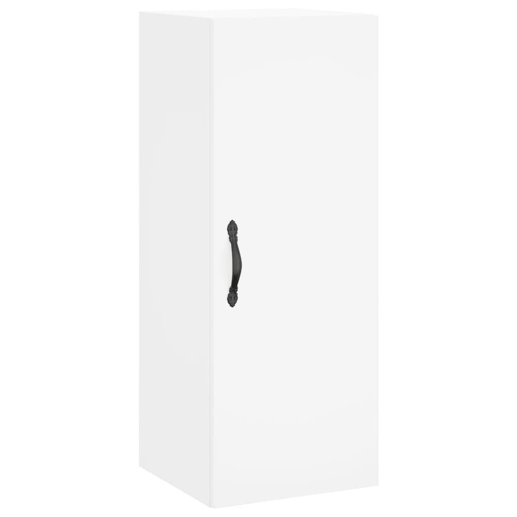 Mobile a Parete Bianco 34,5x34x90 cm in Legno Multistrato 834994