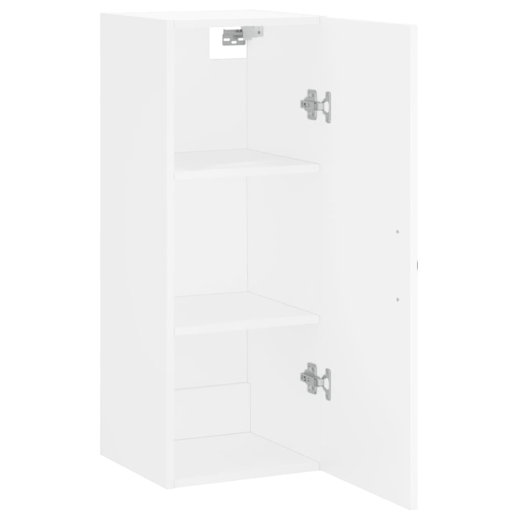 Mobile a Parete Bianco 34,5x34x90 cm in Legno Multistrato 834994