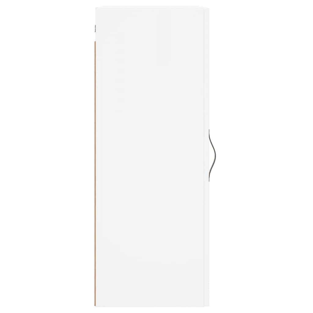 Mobile a Parete Bianco 34,5x34x90 cm in Legno Multistrato 834994