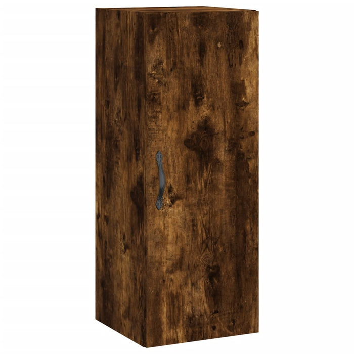 Mobile a Parete Rovere Fumo 34,5x34x90 cm in Legno Multistratocod mxl 98589