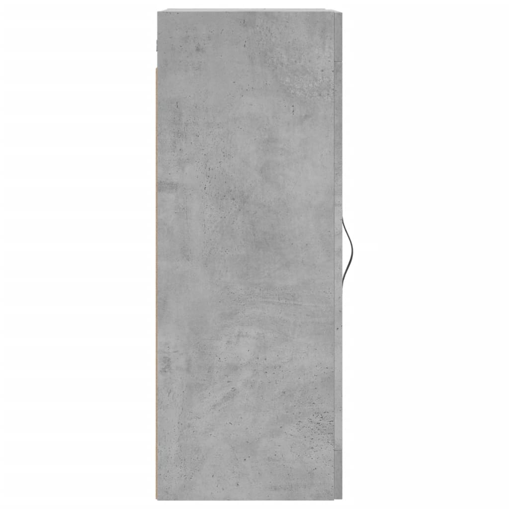 Mobile a Parete Grigio Cemento 34,5x34x90 cm 835006