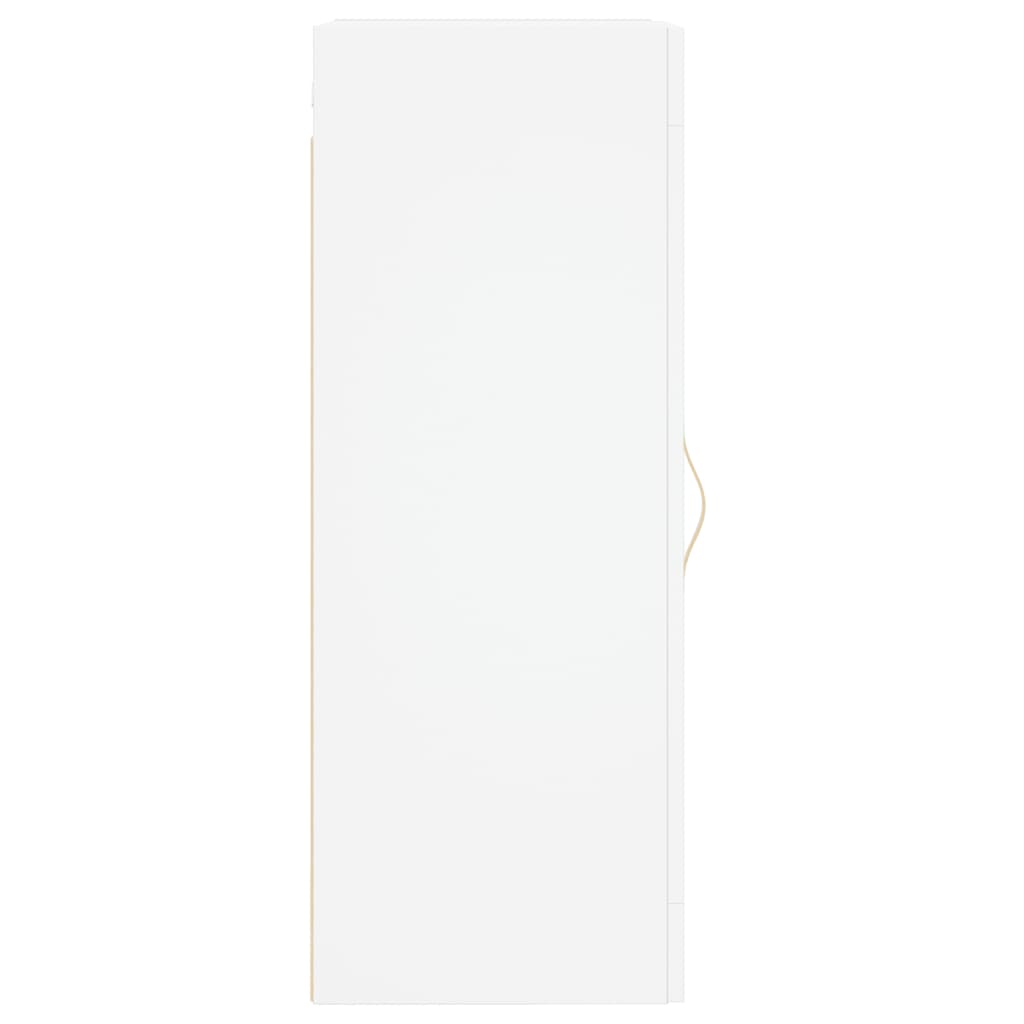 Mobile a Parete Bianco 34,5x34x90 cm in Legno Multistrato 835018