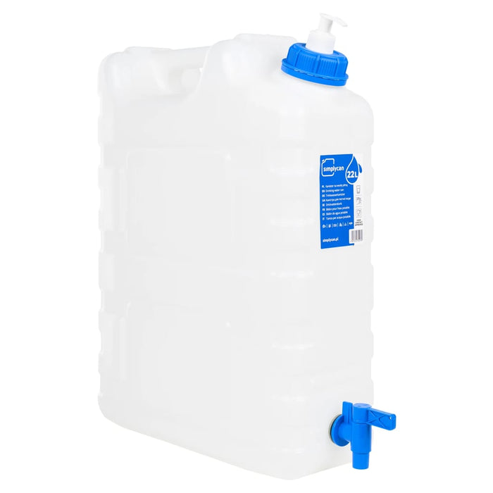 Contenitore Acqua Rubinetto e Dispenser Sapone 22 L in Plastica 155045