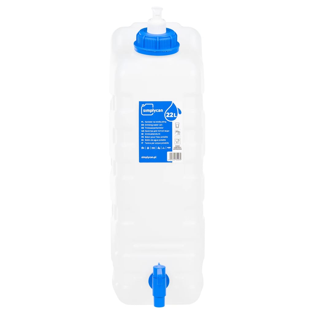 Contenitore Acqua Rubinetto e Dispenser Sapone 22 L in Plastica 155045