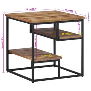 Tavolino 50x50x50 cm Teak Massello di Recupero 358519