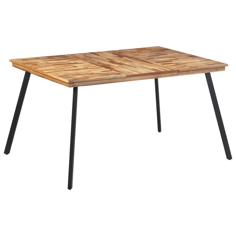 Tavolo da Pranzo 148x97x76 cm in Legno Massello di Teakcod mxl 134330