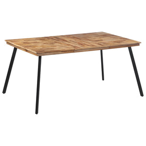 Tavolo da Pranzo 169x98,5x76 cm in Legno Massello di Teak 358532