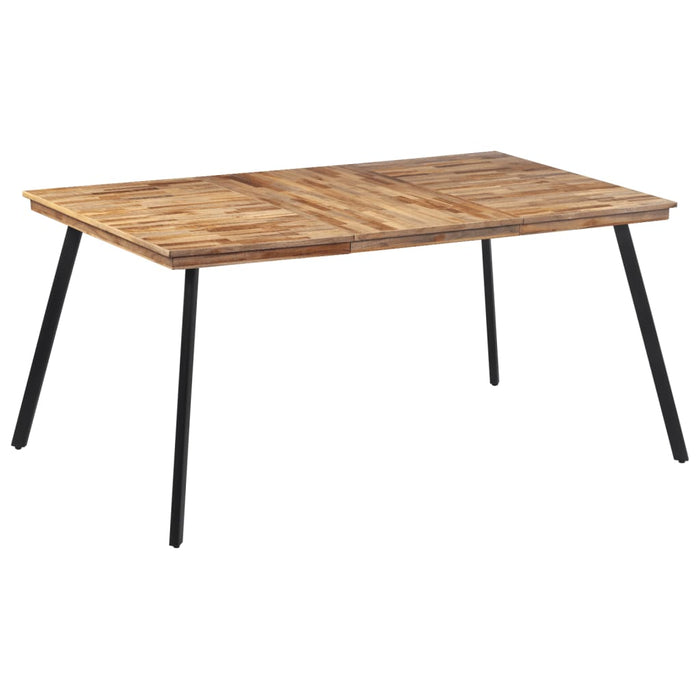 Tavolo da Pranzo 169x98,5x76 cm in Legno Massello di Teak 358532