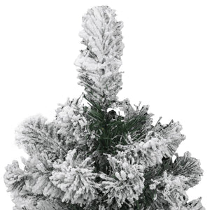 Albero Natale Artificiale Incernierato con Neve Fioccata 150 cm 358380