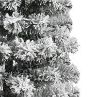 Albero Natale Artificiale Incernierato con Neve Fioccata 150 cm 358380