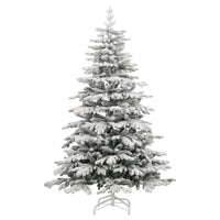 Albero Natale Artificiale Incernierato con Neve Fioccata 180 cm 358386