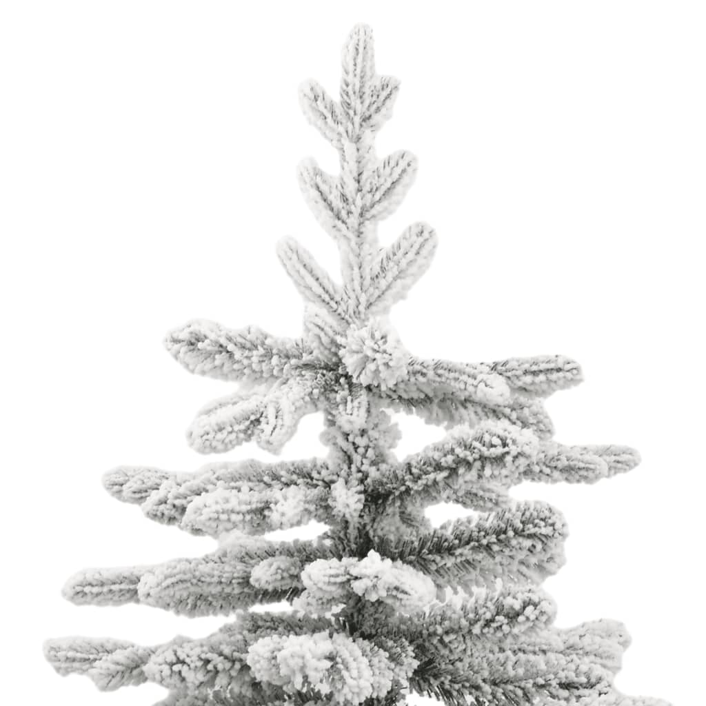 Albero Natale Artificiale Incernierato con Neve Fioccata 180 cm 358386