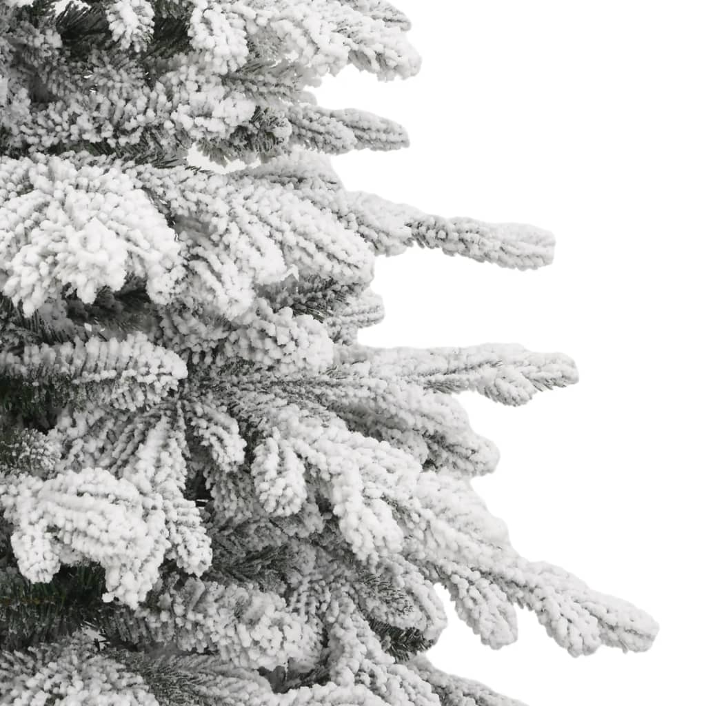 Albero Natale Artificiale Incernierato con Neve Fioccata 180 cm 358386