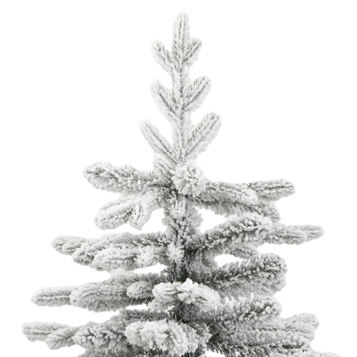 Albero Natale Artificiale Incernierato con Neve Fioccata 210 cm 358387