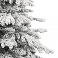 Albero Natale Artificiale Incernierato con Neve Fioccata 210 cm 358387