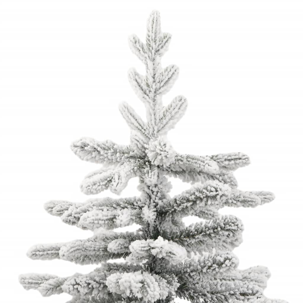 Albero Natale Artificiale Incernierato con Neve Fioccata 240 cm 358388