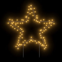 Decorazione Luminosa Natalizia con Picchetti Stella 115LED 85cm 357715