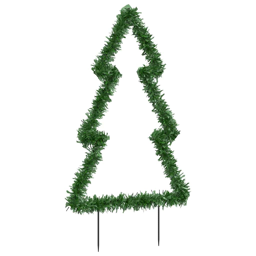 Decorazione Luminosa Natale Picchetti Terra Albero 115LED 90cm 357727