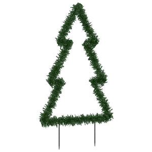 Decorazione Luminosa Natalizia con Picchetti Albero 80LED 60cm 357728