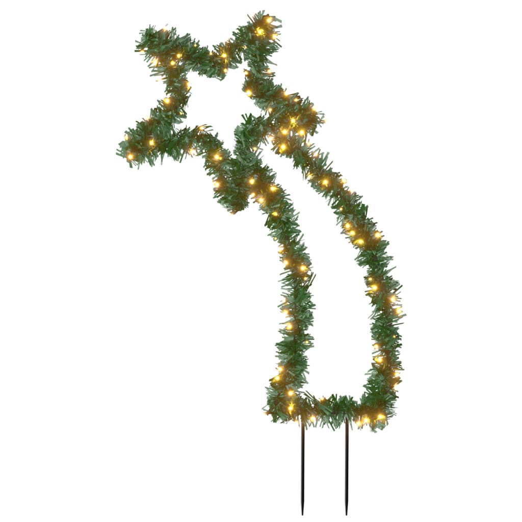 Luce Decorativa Natale con Picchetti Stella Cadente 115LED 89cm 357730