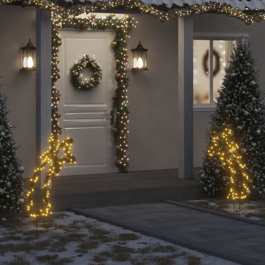 Luce Decorativa Natale con Picchetti Stella Cadente 115LED 89cm 357730