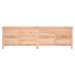 Contenitore da Giardino 198,5x50x56,5cm Legno Massello di Abete 364760