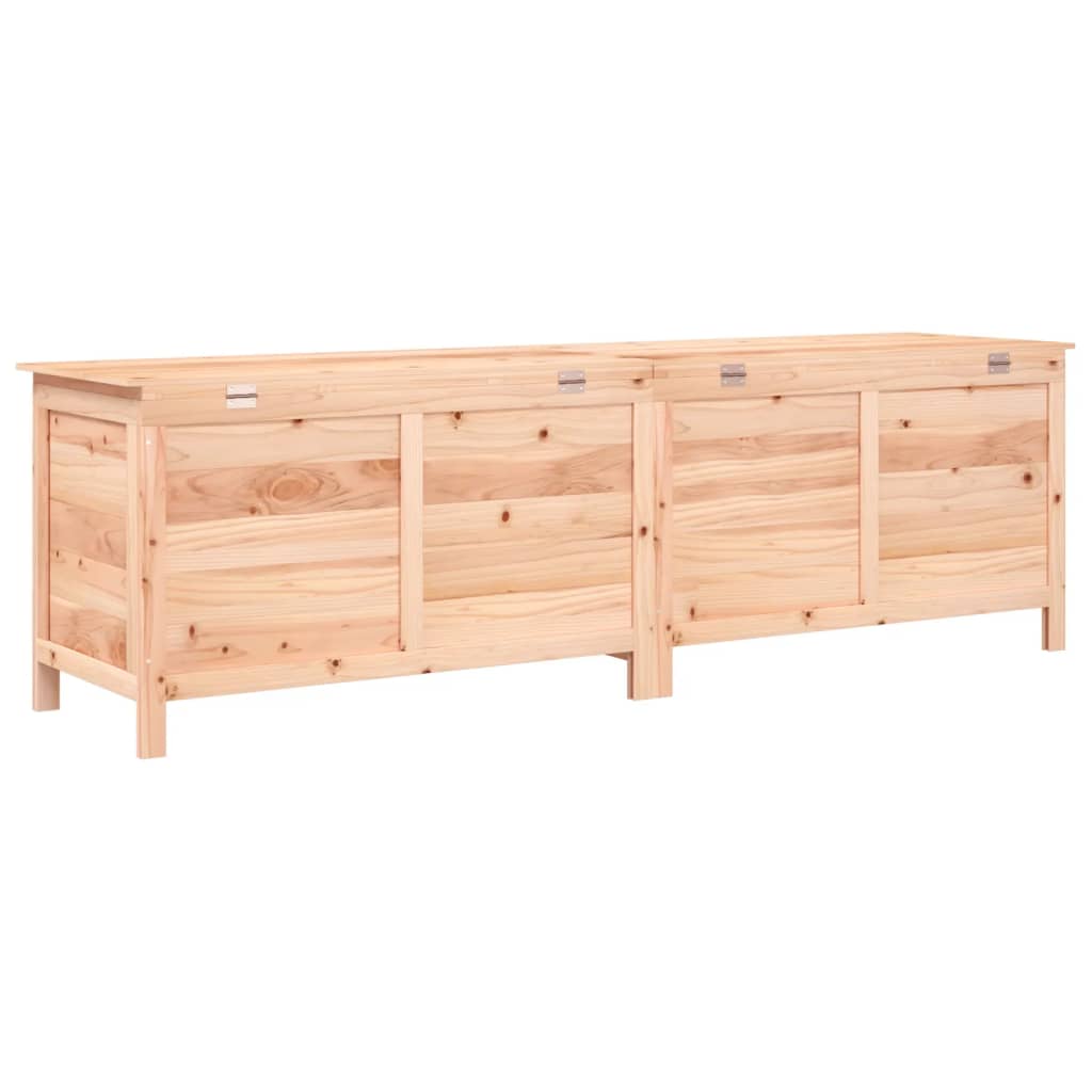 Contenitore da Giardino 198,5x50x56,5cm Legno Massello di Abete 364760