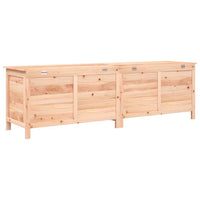 Contenitore da Giardino 198,5x50x56,5cm Legno Massello di Abete 364760