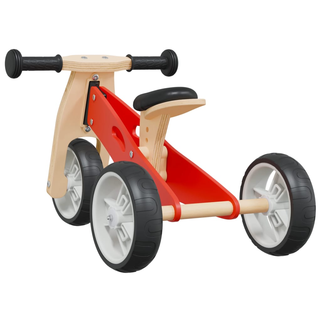 Bicicletta Senza Pedali per Bambini 2 in 1 Rossa 358352