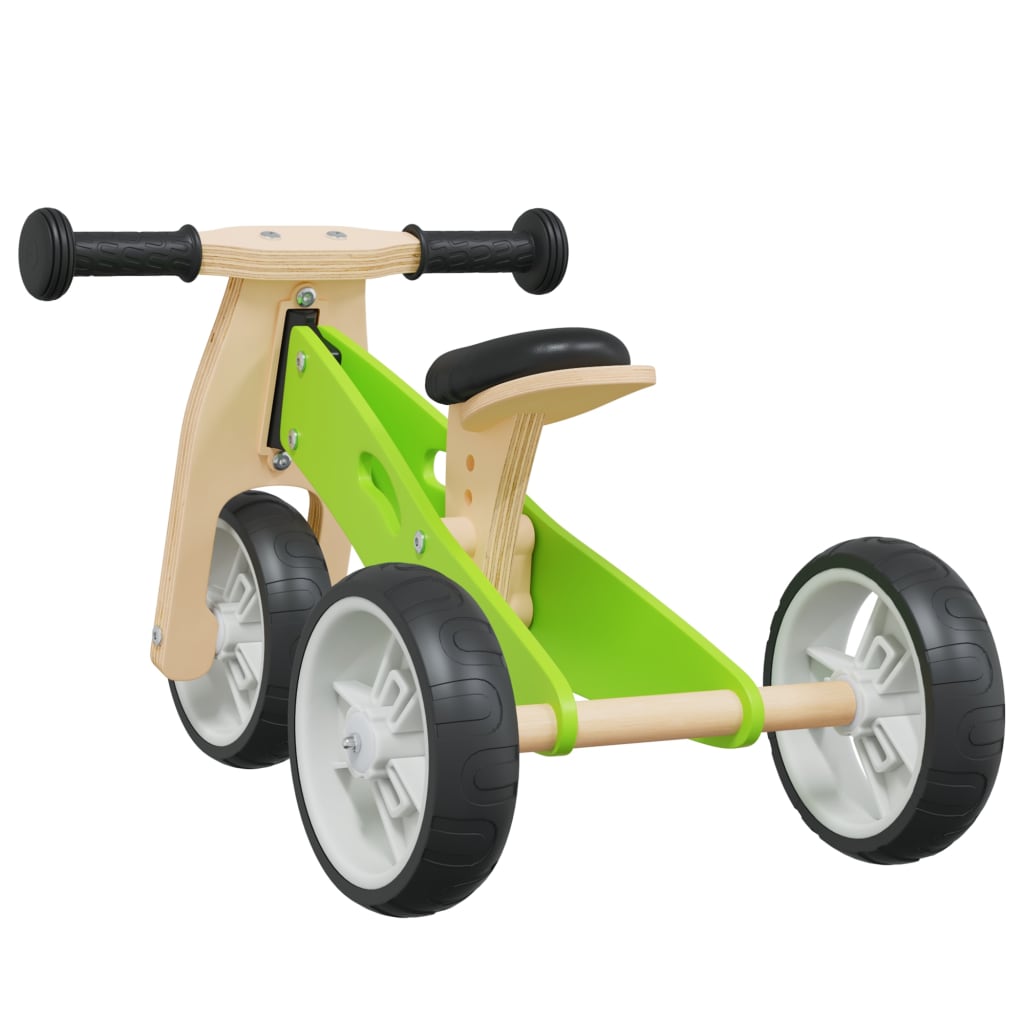 Bicicletta Senza Pedali per Bambini 2 in 1 Verde 358353