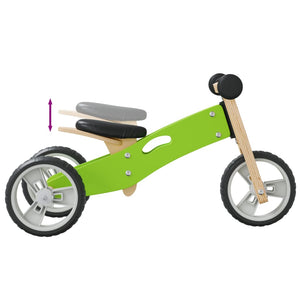 Bicicletta Senza Pedali per Bambini 2 in 1 Verde 358353