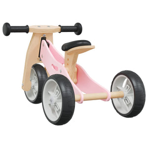 Bicicletta Senza Pedali per Bambini 2 in 1 Rosa 358354