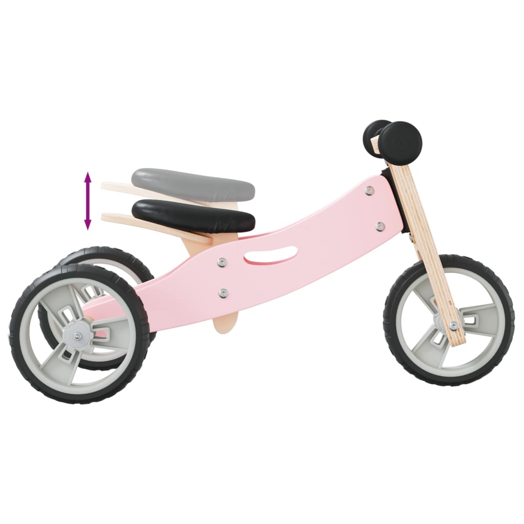 Bicicletta Senza Pedali per Bambini 2 in 1 Rosa 358354