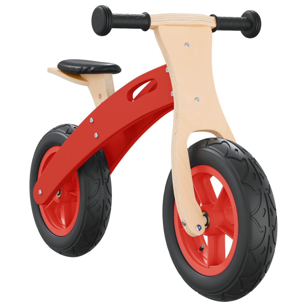 Bicicletta Senza Pedali per Bambini con Pneumatici Aria Rossa 358357