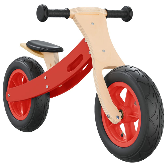 Bicicletta Senza Pedali per Bambini con Pneumatici Aria Rossa 358357