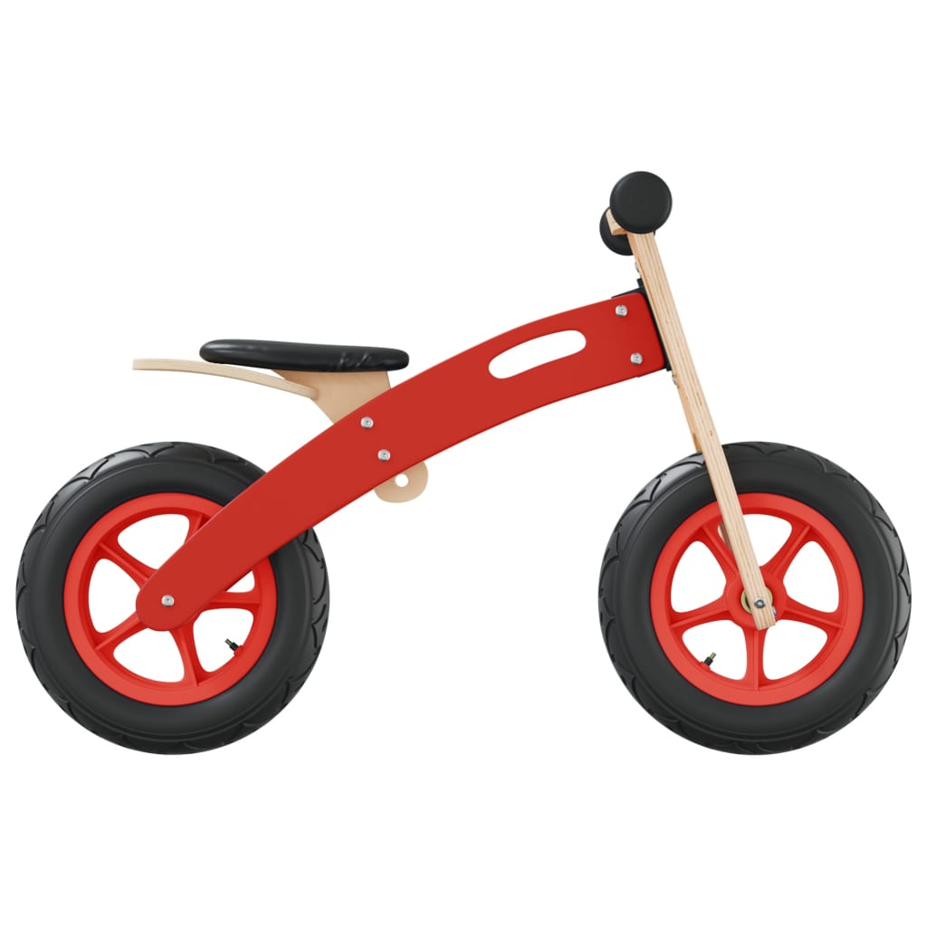 Bicicletta Senza Pedali per Bambini con Pneumatici Aria Rossa 358357