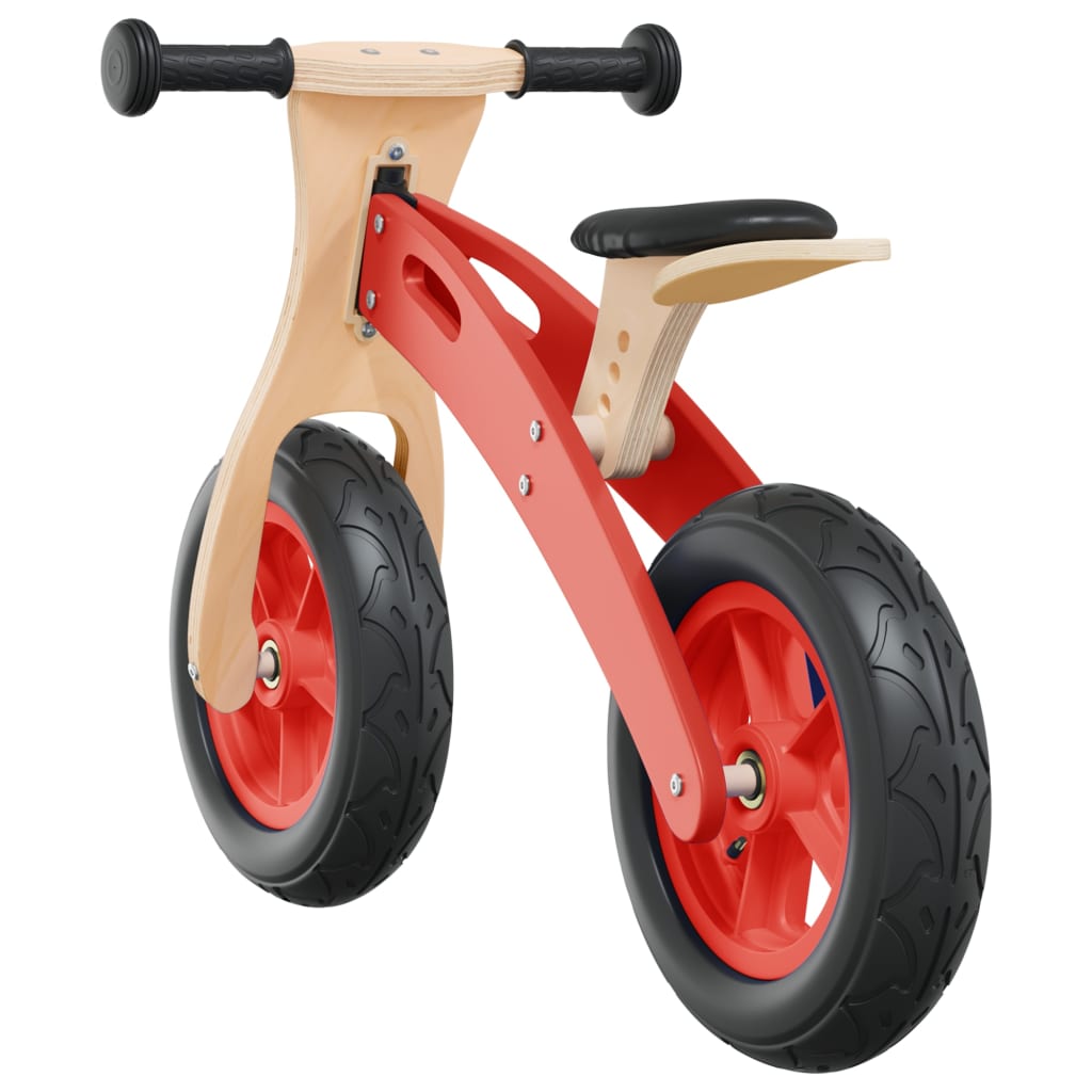 Bicicletta Senza Pedali per Bambini con Pneumatici Aria Rossa 358357