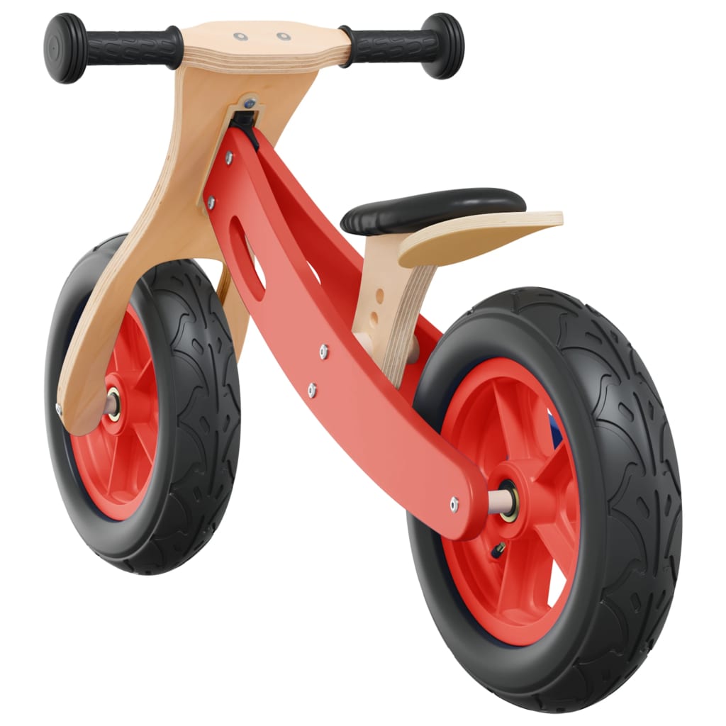 Bicicletta Senza Pedali per Bambini con Pneumatici Aria Rossa 358357