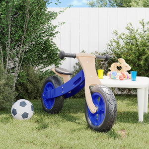 Bicicletta Senza Pedali per Bambini con Pneumatici Aria Blu 358358