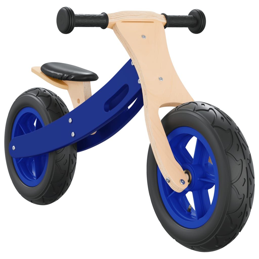 Bicicletta Senza Pedali per Bambini con Pneumatici Aria Blu 358358