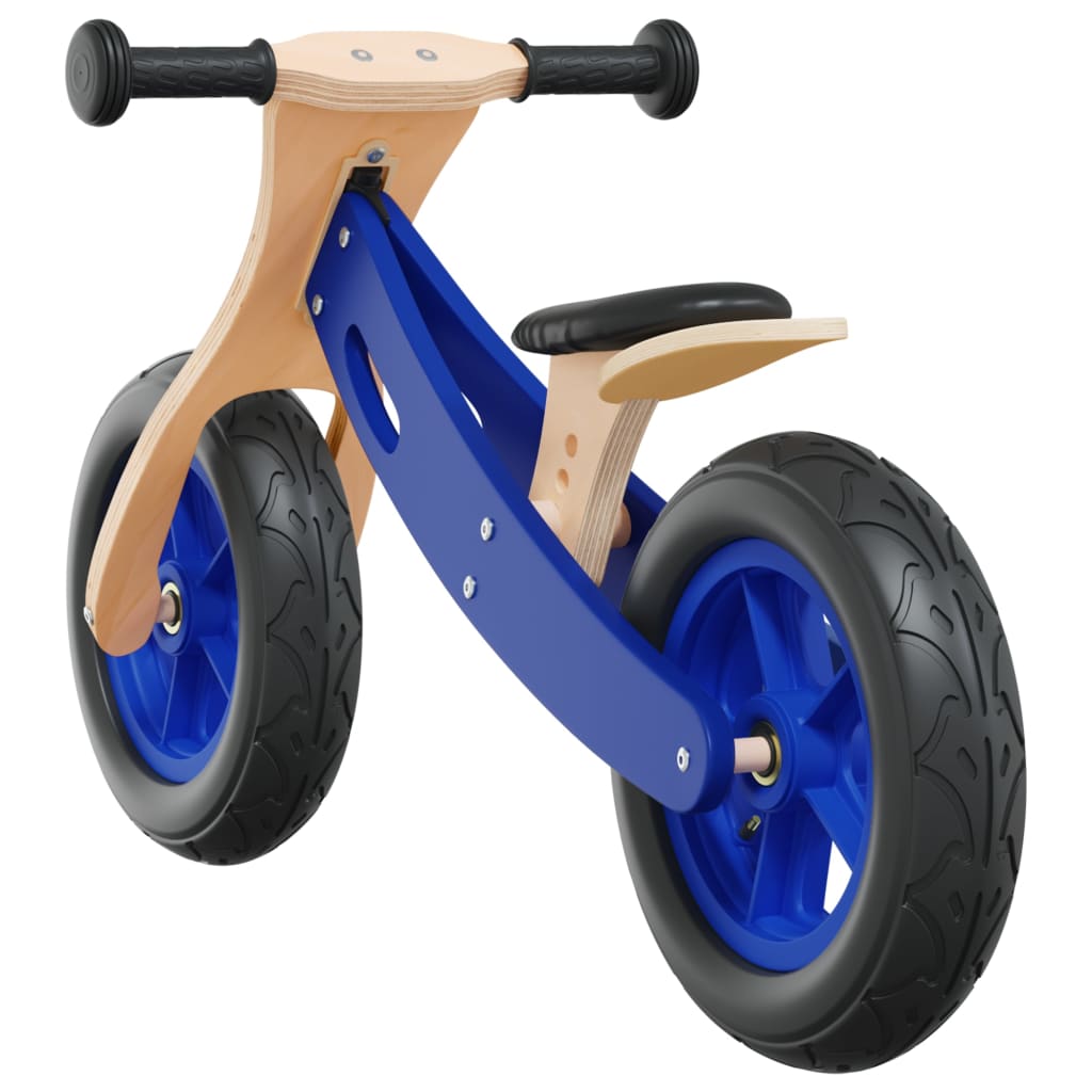 Bicicletta Senza Pedali per Bambini con Pneumatici Aria Blu 358358