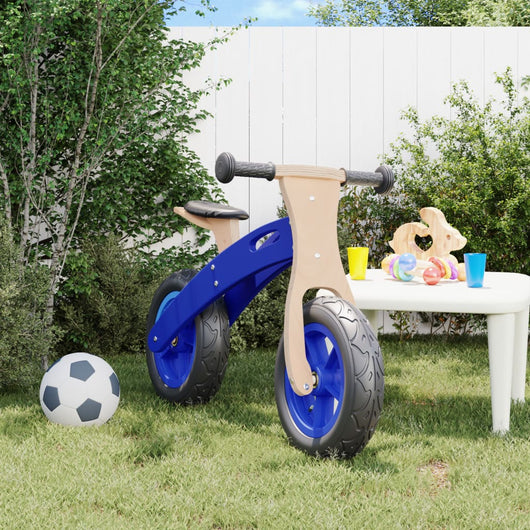 Bicicletta Senza Pedali per Bambini con Pneumatici Aria Blu 358358