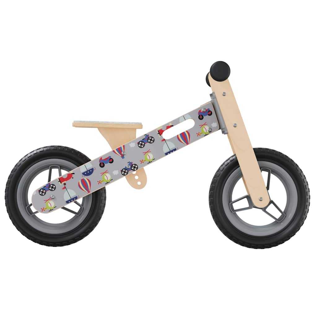 Bicicletta Senza Pedali per Bambini Grigio Stampato 358363