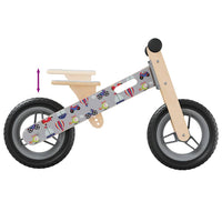 Bicicletta Senza Pedali per Bambini Grigio Stampato 358363