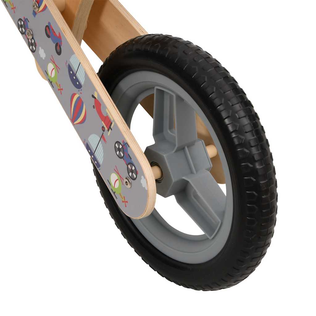 Bicicletta Senza Pedali per Bambini Grigio Stampato 358363