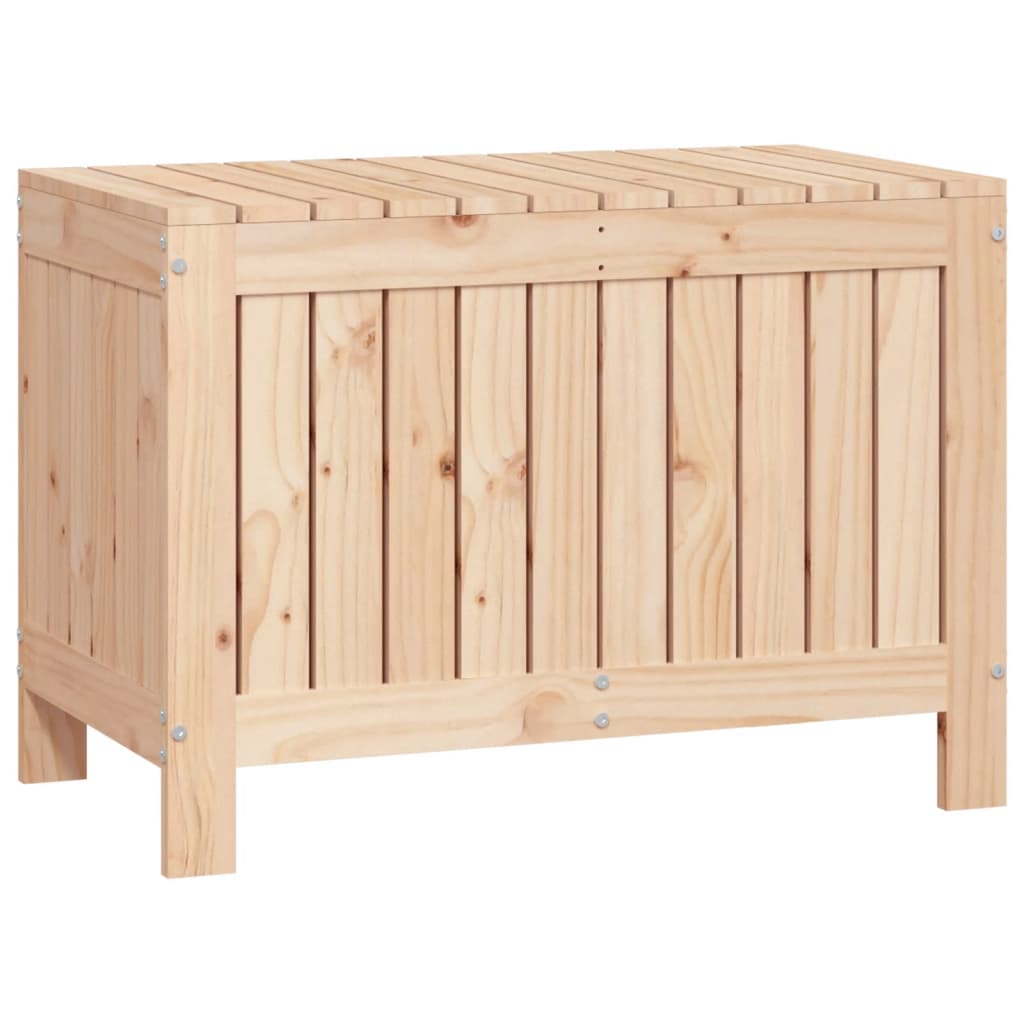 Contenitore da Giardino 76x42,5x54 cm in Legno Massello di Pino 836144